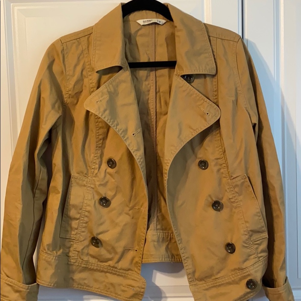 Tan Old Navy 100% cotton jacket